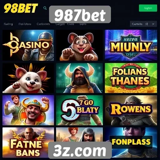Avaliação dos jogos disponíveis no site 987bet